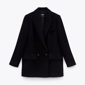 Zara Black Flowy Blazer